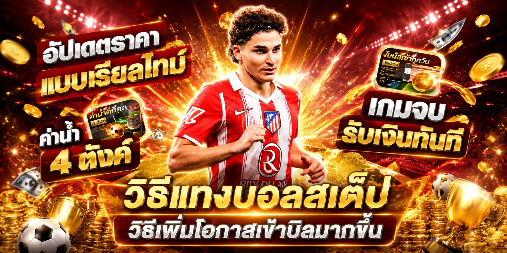 แทงบอลออนไลน์ KINGTOPPRO ราคาน้ำดีครบทุกลีก